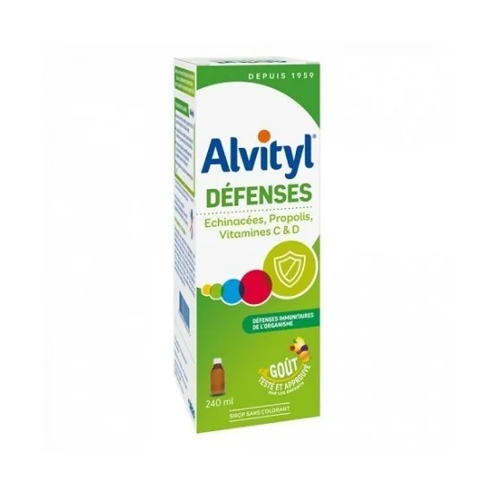 ALVITYL Défenses Sirop 150ML pour Compléments Alimentaires