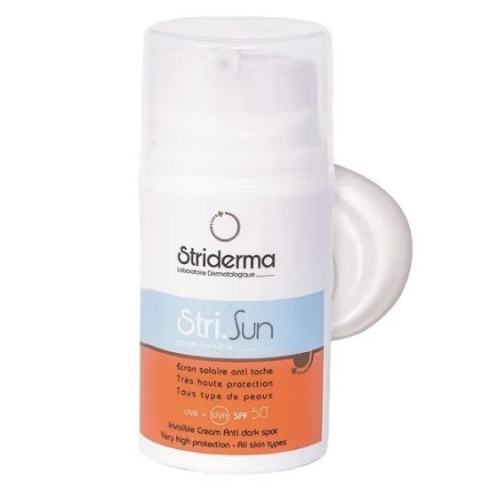 STRIDERMA STRI SUN Écran solaire invisible SPF 50+ tout type de pea...