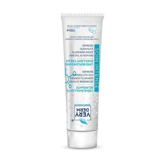 VERY DERM Crème Emolliente Relipidante,100ml pour Accueil