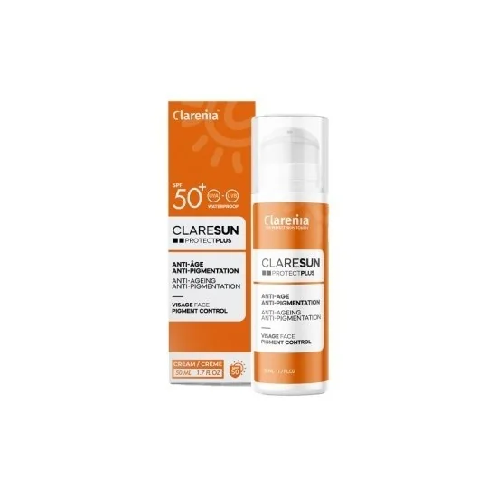 CLARENIA CLARESUN ÉCRAN ANTI AGE ANTI PIGMENTATION SPF50+ 50ML pour...