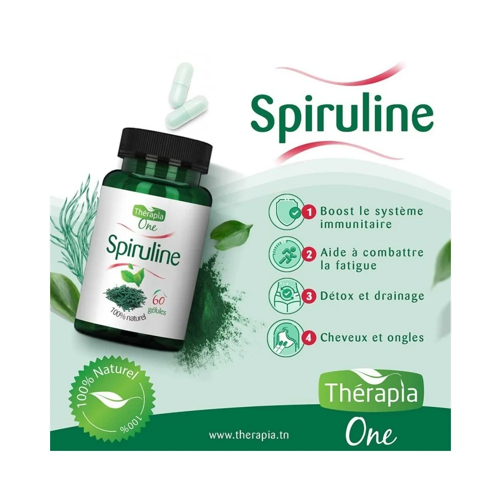 THERAPIA SPIRULINE 60 GELULES pour Femmes