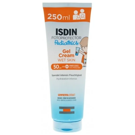 Isdin Fotoprotector Pediatrics Gel Cream Wet Skin SPF50 250ml pour ...
