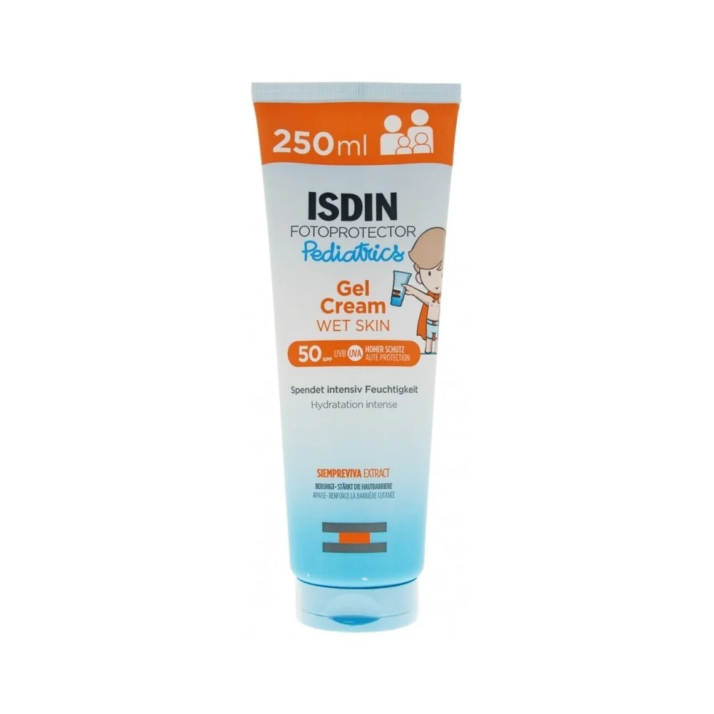 Isdin Fotoprotector Pediatrics Gel Cream Wet Skin SPF50 250ml pour ...