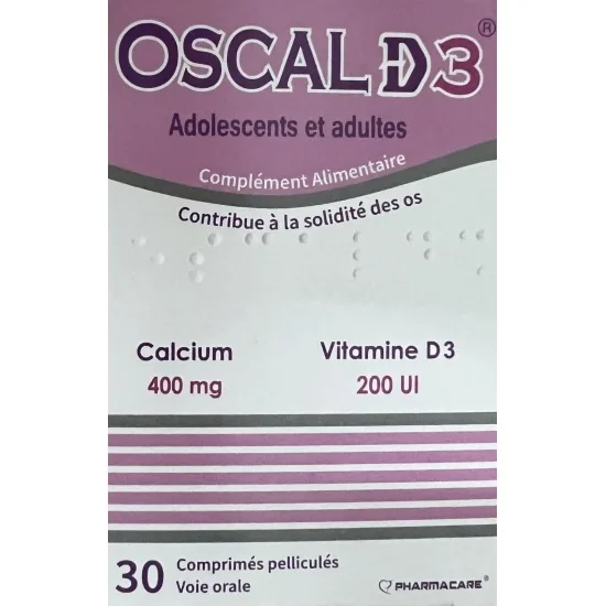 PHARMACARE OSCAL D3 BT30 pour Femmes