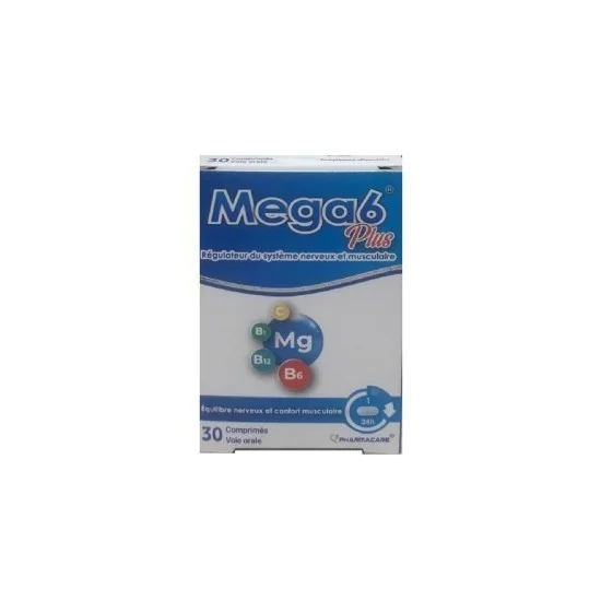 PHARMACARE MEGA 6 PLUS 30 COMPRIMES pour Femmes