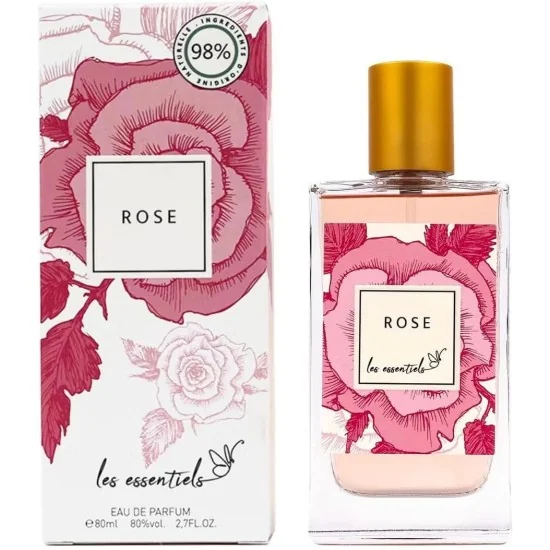 LES ESSENTIELS PARFUM ROSE 80ML pour Beauté