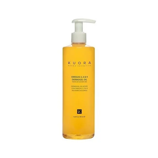 KUORA DERMOGEL Huile avec OMEGAS 3, 6 & 9 400ML pour Beauté