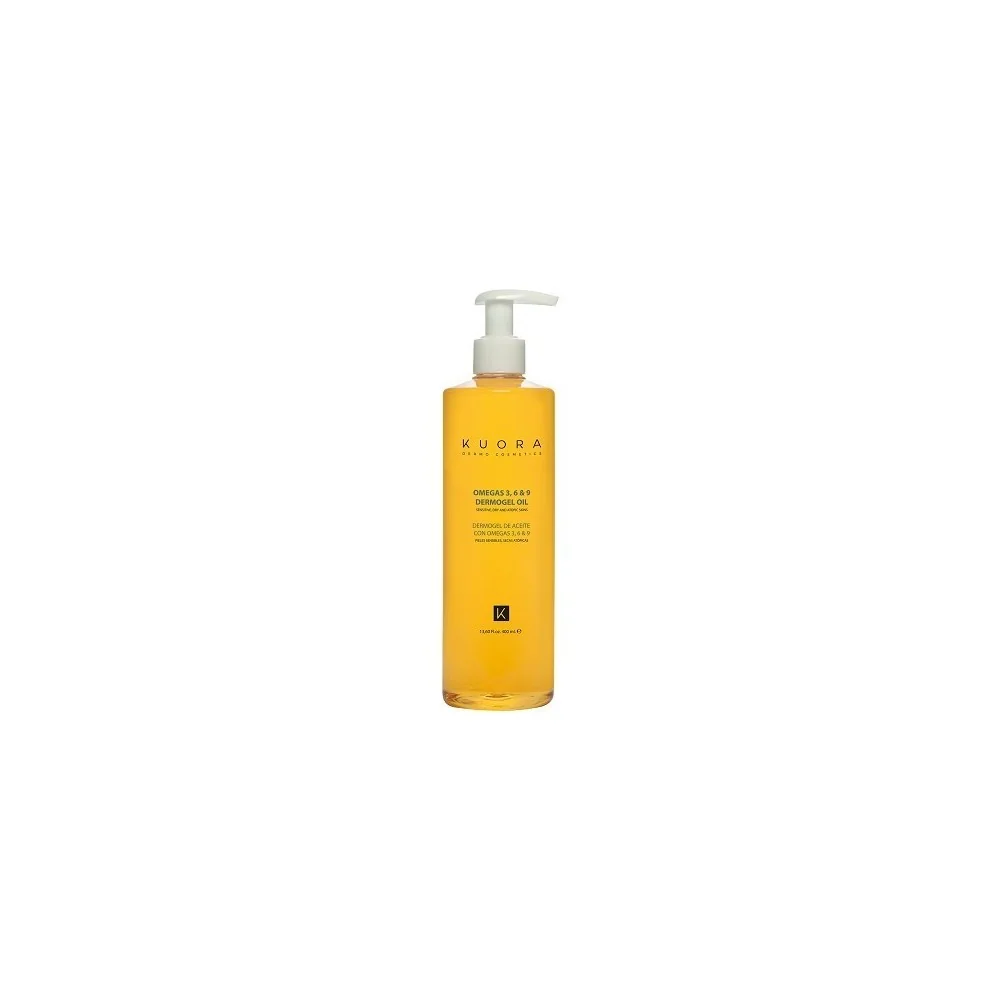 KUORA DERMOGEL Huile avec OMEGAS 3, 6 & 9 400ML pour Beauté