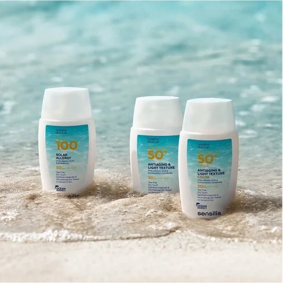 SENSILIS Fluide d'Eau SPF50+ Fluide Photoprotecteur Anti-Âge avec C...