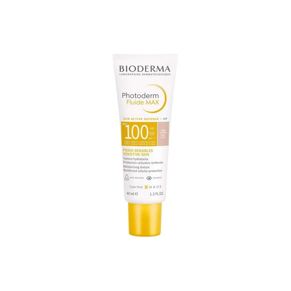 BIODERMA PHOTODERM MAX SPF100 FLUIDE TEINTE TRES CLAIRE 40ML pour F...