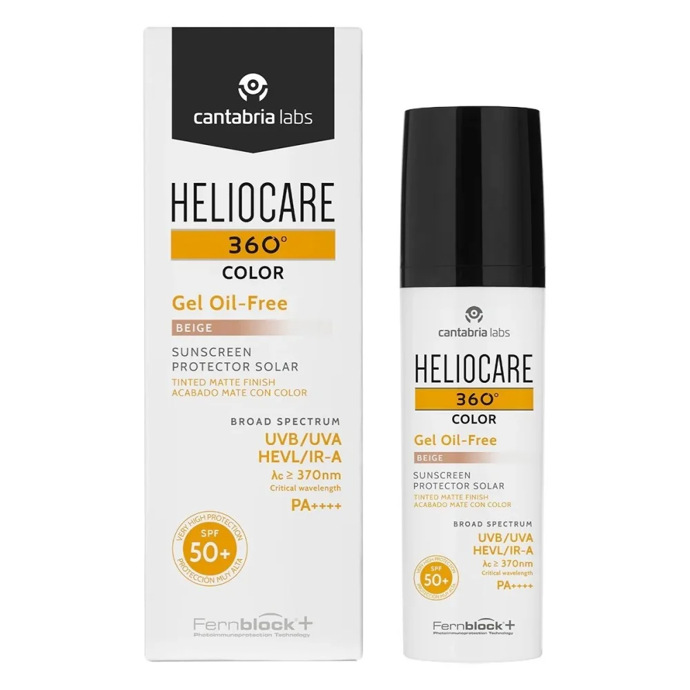 Cantabria Labs Heliocare 360° Oil-Free beige, photoprotecteur pour ...