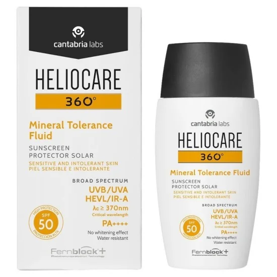 HELIOCARE 360 ​​MINERAL TOLERANCE FLUID SPF50 50ML pour Beauté