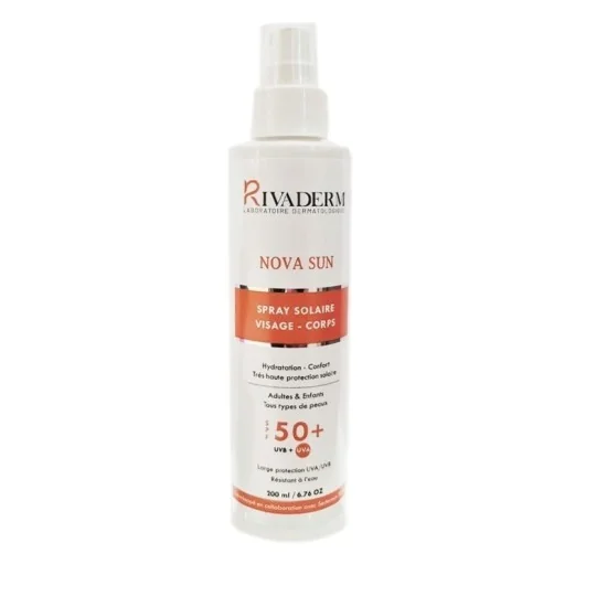 RIVADERM NOVA SUN SPRAY SOLAIRE SPF 50+ 200ML pour Femmes