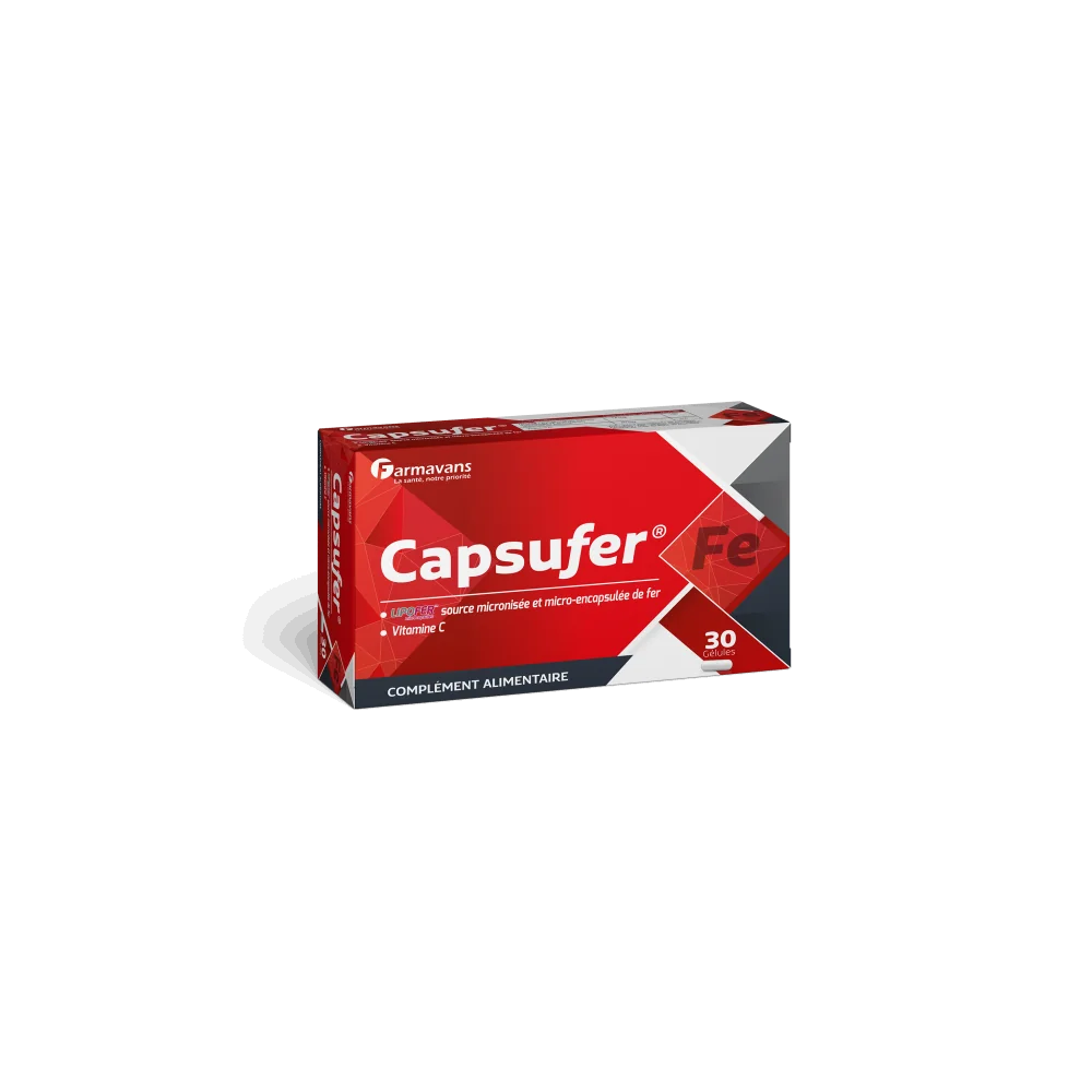 Agrandir FARMAVANS CAPSUFER 30 GÉLULES pour Femmes