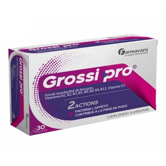 Farmavans Grossipro 30 Gélules pour Beauté
