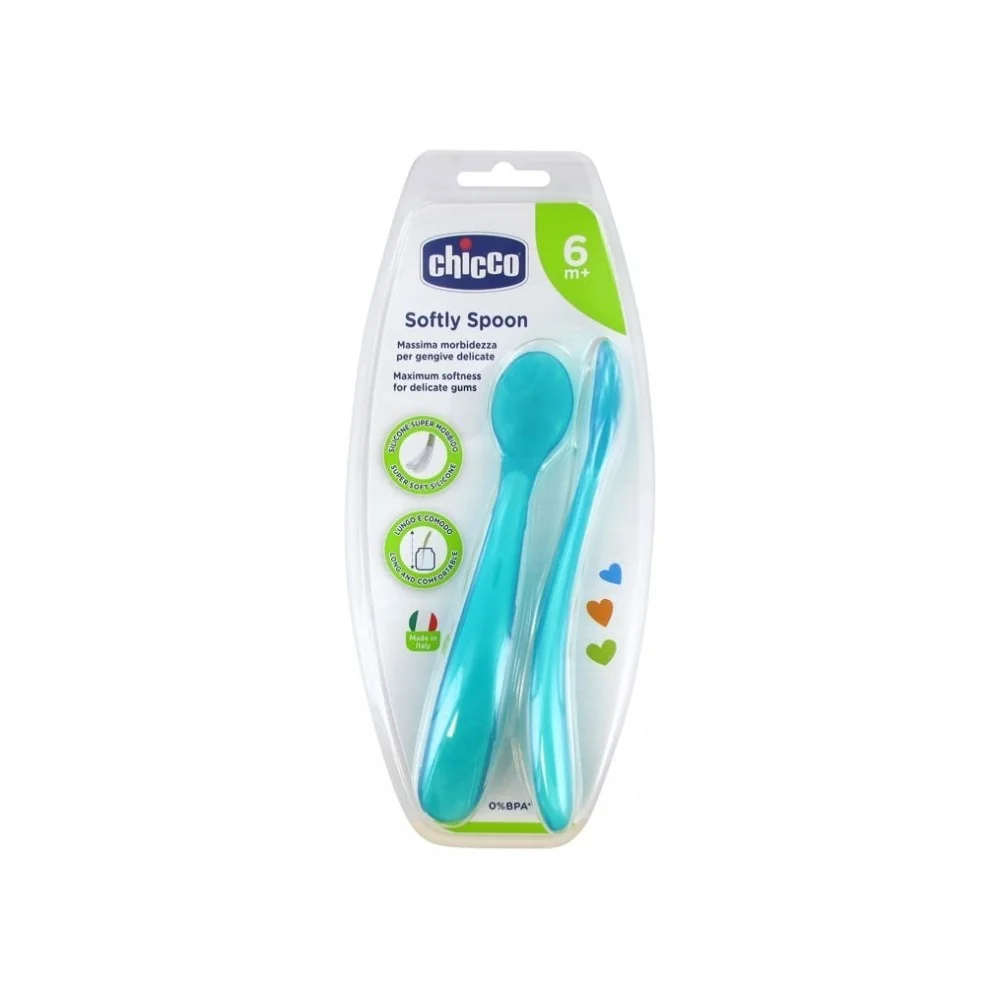 CHICCO CUILLÈRE SOUPLE SILICONE - 6M+ pour Nos Promotions