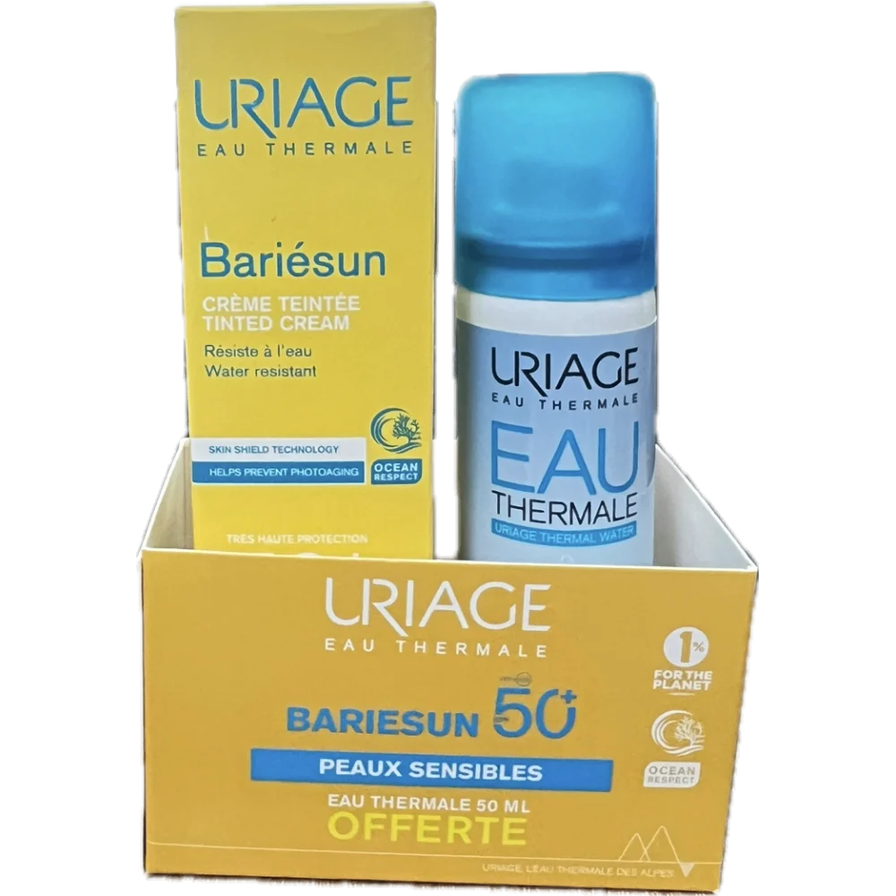 Uriage Bariésun Crème Teintée Skin Shield Technologie SPF50+ 50 ml ...