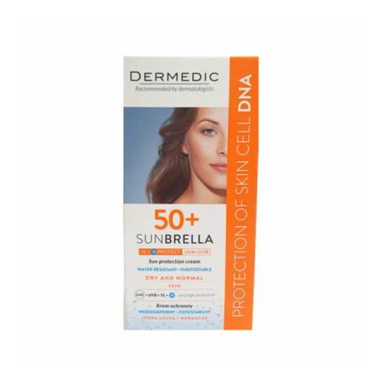 DERMEDIC SUNBRELLA Crème SPF50+ Peaux normales et sèches pour Beauté