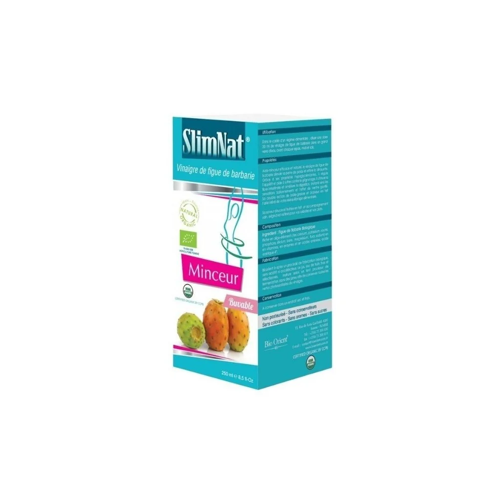 SlimNat Minceur Vinaigre De Figue De Barbarie 250ml pour Femmes