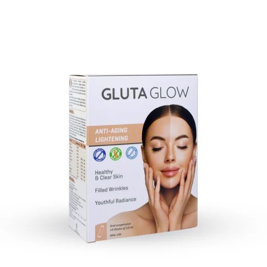 Gluta Glow - complément alimentaire - anti-âge éclaircissant - 14 s...