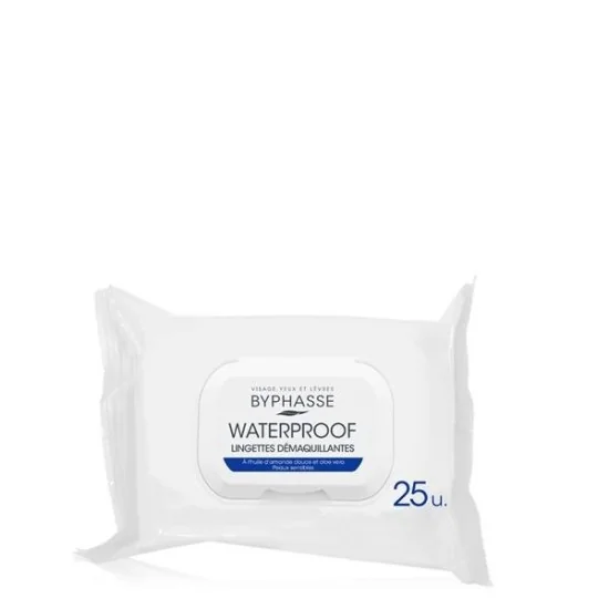 Byphasse Waterproof Make-up Remover Wipes Sensitive Ski 25 pour Acc...