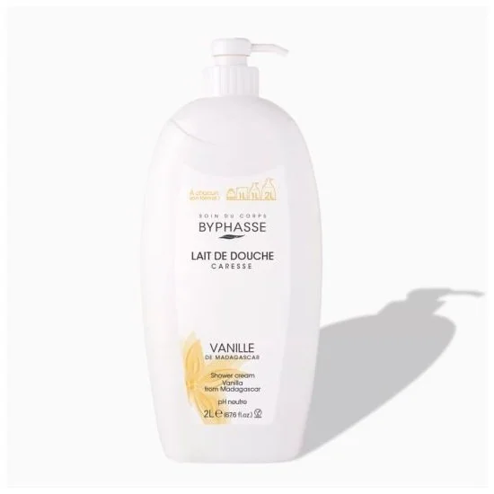 BYPHASSE LAIT DE DOUCHE CARESSE 2L FLEUR DE VANILLE pour Femmes