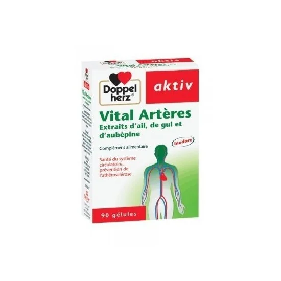 Doppel Herz AKTIV Vital Artères Boite de 90 Capsules pour Femmes