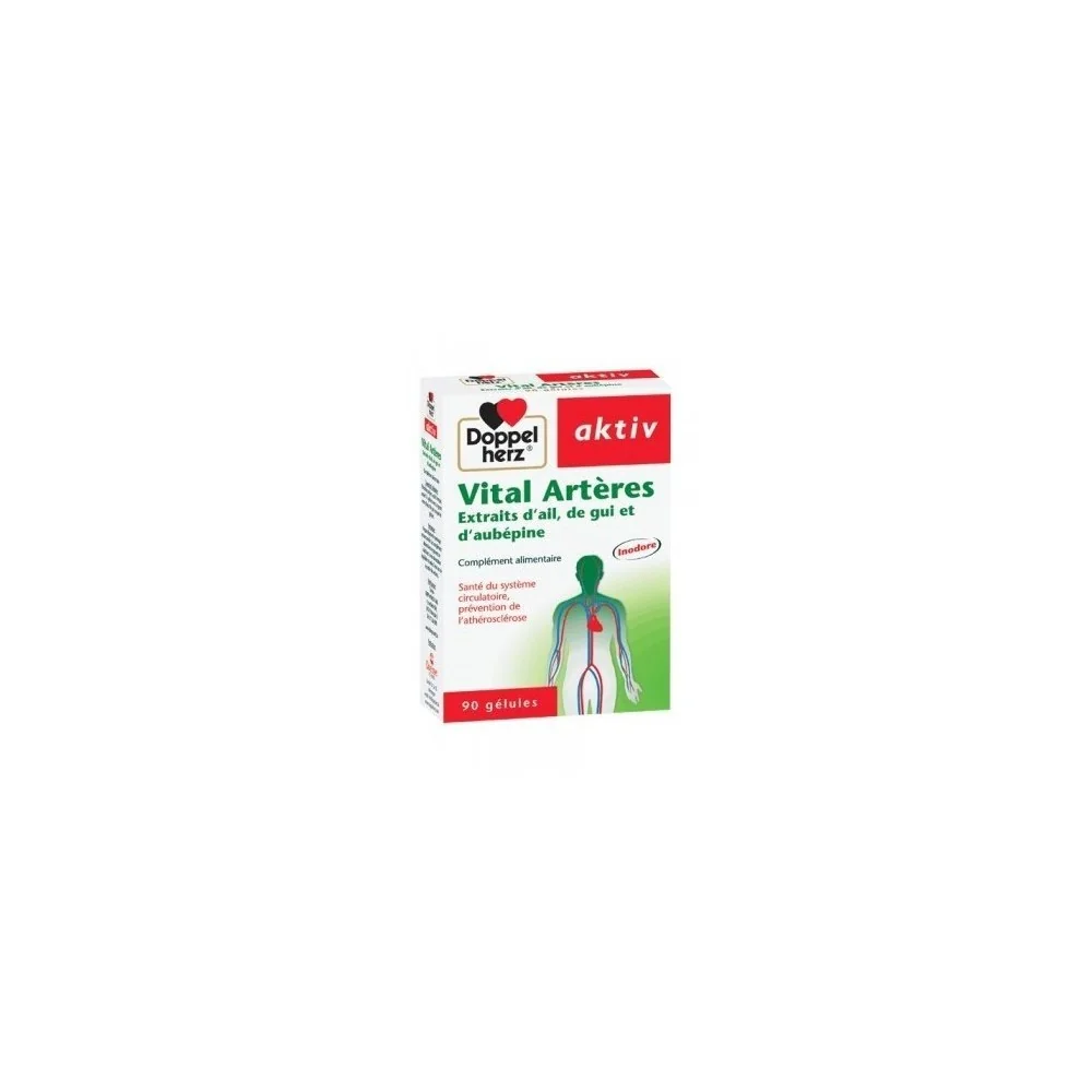 Doppel Herz AKTIV Vital Artères Boite de 90 Capsules pour Femmes
