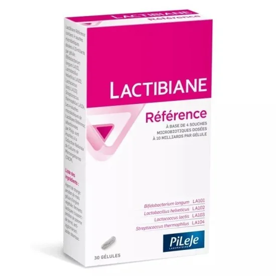 Pileje Lactibiane Référence - 30 gélules pour Femmes