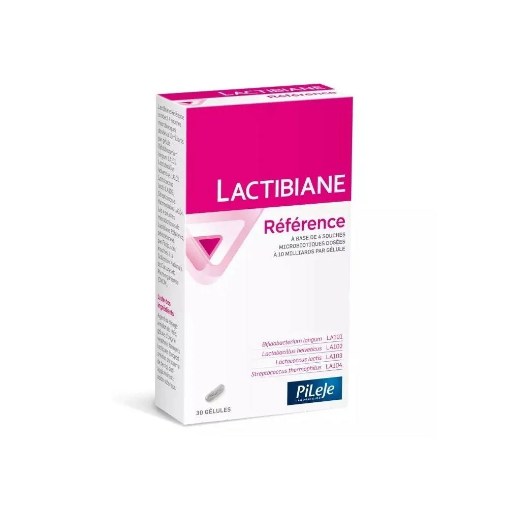 Pileje Lactibiane Référence - 30 gélules pour Femmes