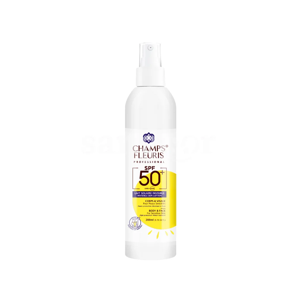 CHAMPS FLEURIS LAIT SOLAIRE INVISIBLE SPF50+ 200ML pour Femmes