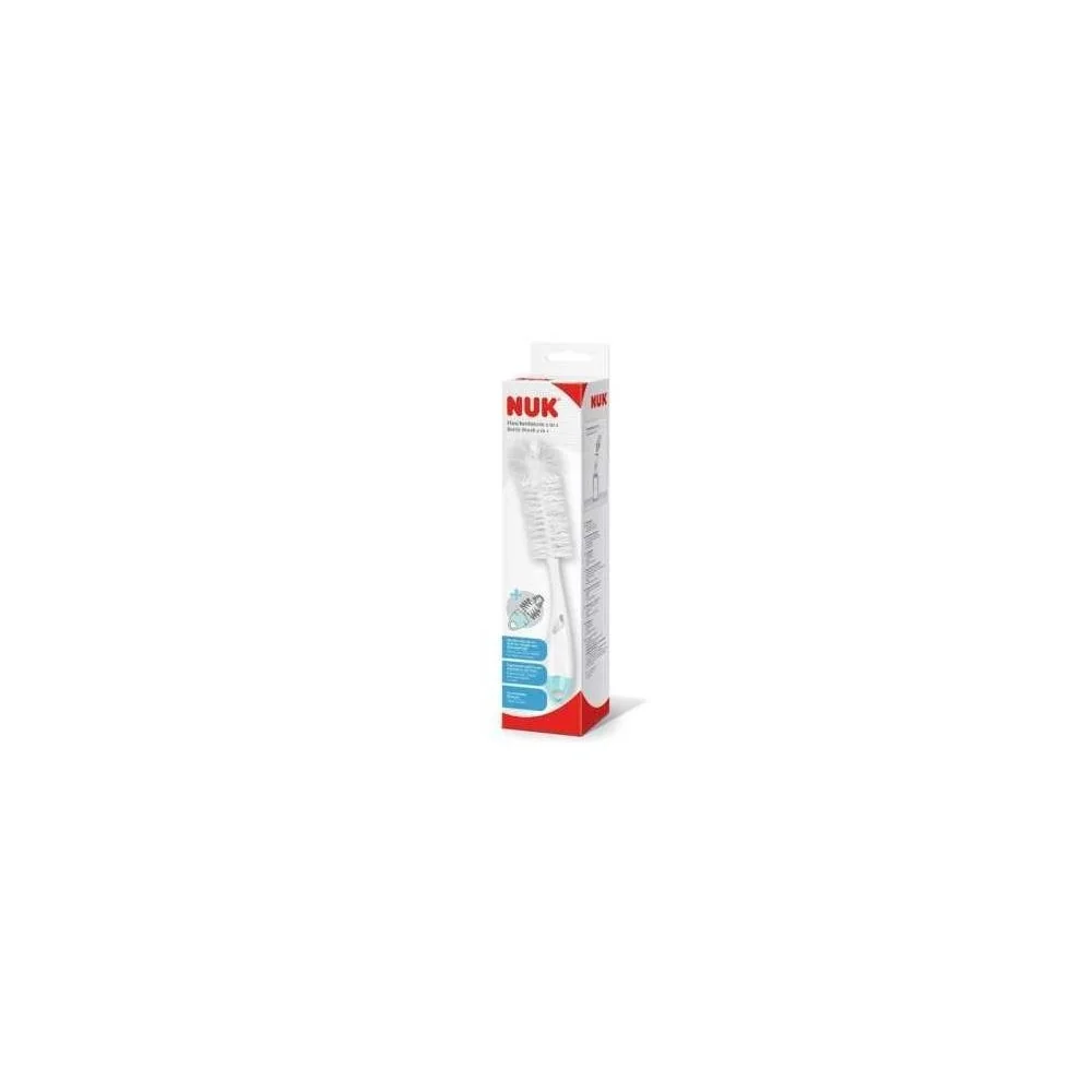 NUK GOUPILLON 2 EN 1 DOUBLE FIBRE pour Accueil