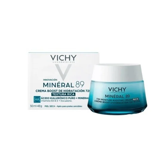 VICHY MINERAL 89 CREME HYDRATANTE RICHE 50 ML pour Femmes