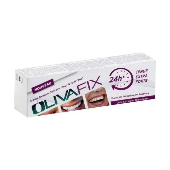 OlivaFix® - Crème adhésive pour Prothèses Dentaires - 40gr pour Femmes