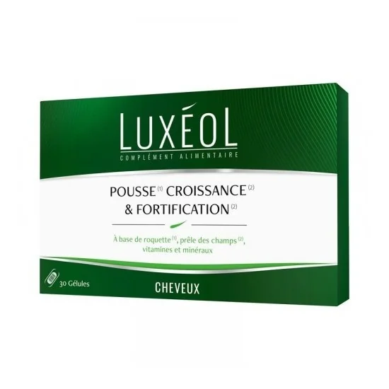 LUXEOL COMPLEMENT ALIMENTAIRE POUR CHEVEUX: POUSSE, CROISSANCE & FO...