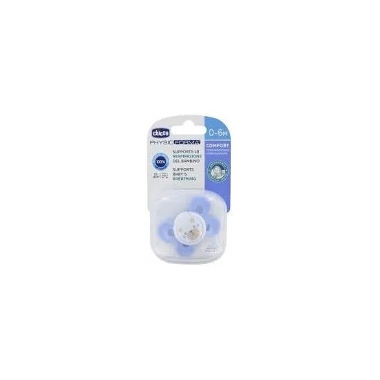 CHICCO SUCETTE PHYSIO COMFORT BLEU 0-6M pour Maman et bébé