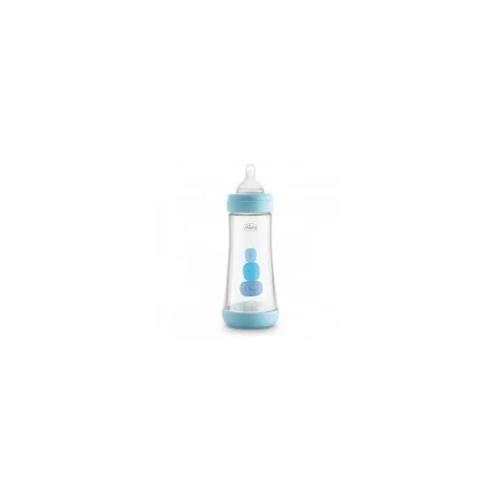 Chicco Biberon Perfect 5 Bleu 240ml pour Nos Promotions