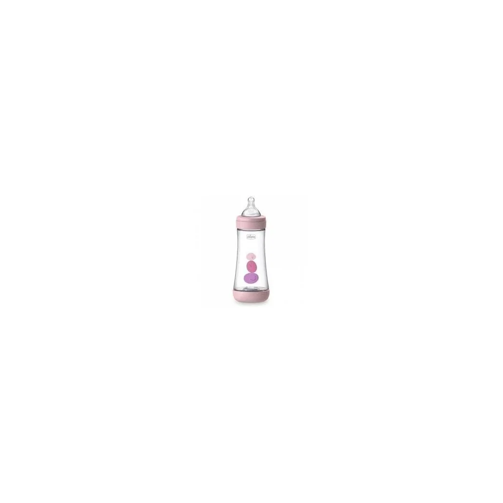 Chicco Biberon Perfect 5 Rose 300ml pour Accueil