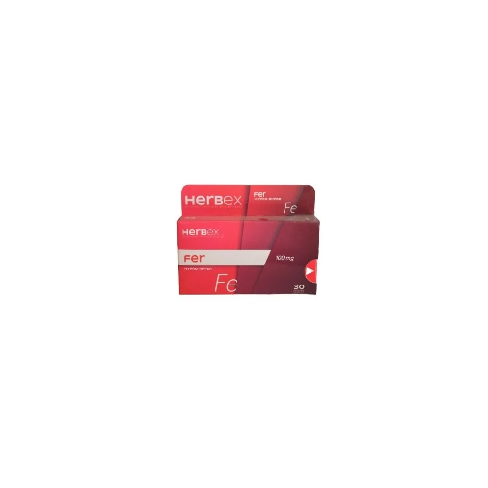 HERBEX FER 100MG 30 GELULES pour Femmes