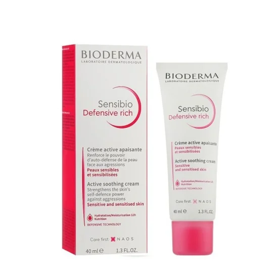 Bioderma Sensibio Defensive Rich - Crème active apaisante - 40ml po...