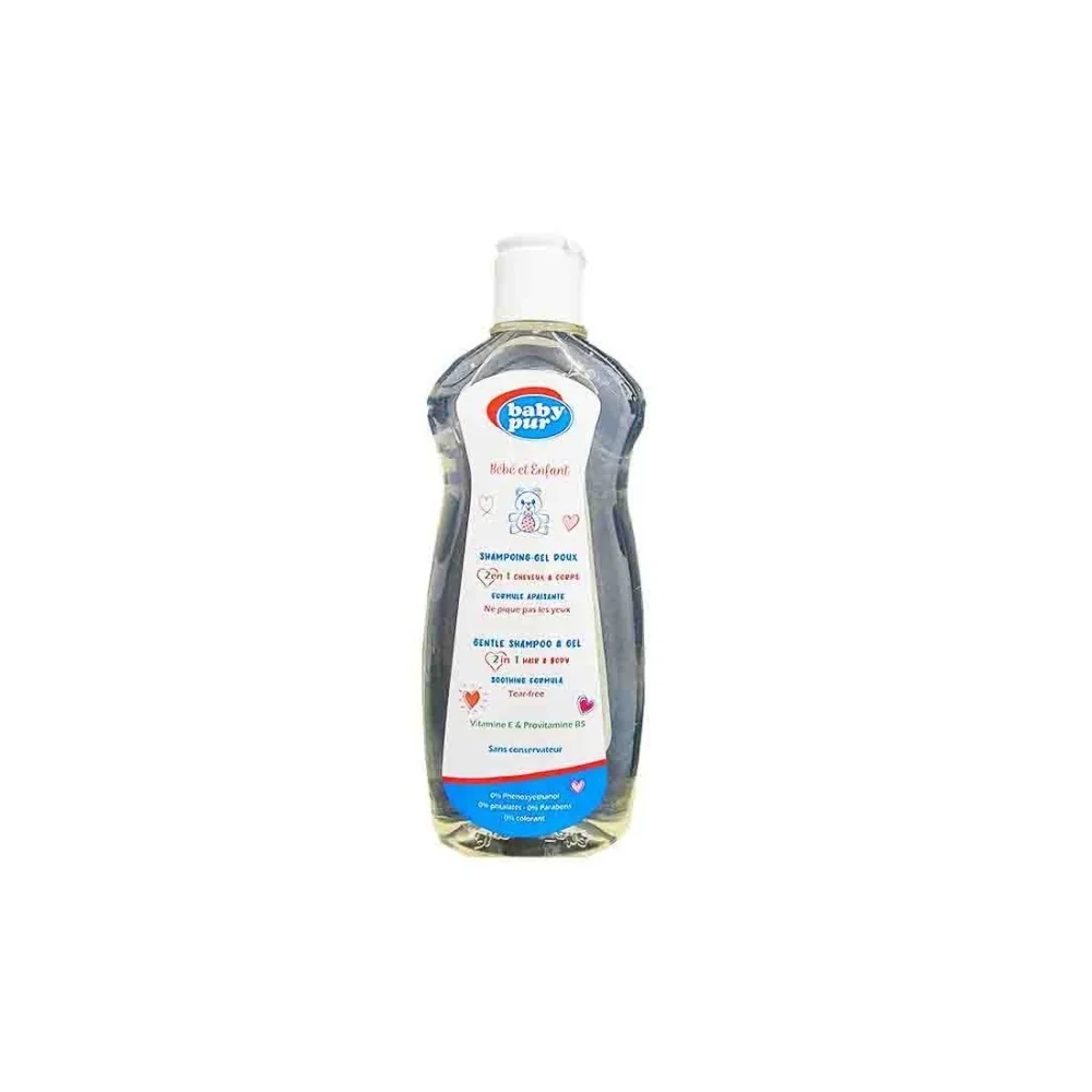 BABY PUR - SHAMPOING GEL DOUX CHEVEUX ET CORPS 200ML pour Maman et ...