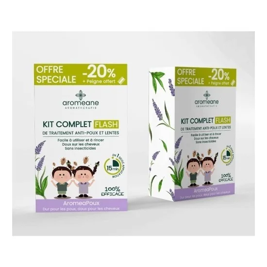 AROMEANE PACK ANTI POUX ET LENTES pour Femmes