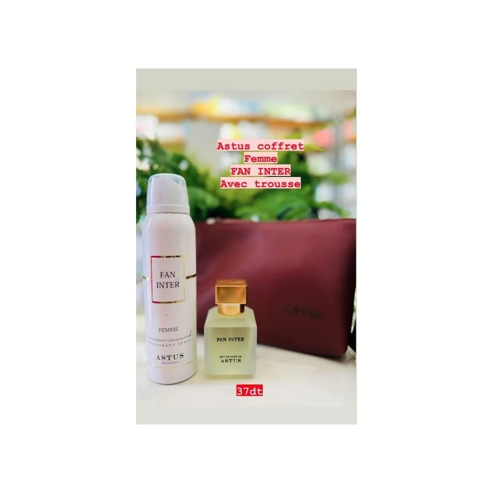 ASTUS COFFRET FEMME FAN INTER AVEC TROUSSE pour Accueil