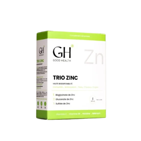 GH TRIO ZINC 30 Gelules pour Accueil