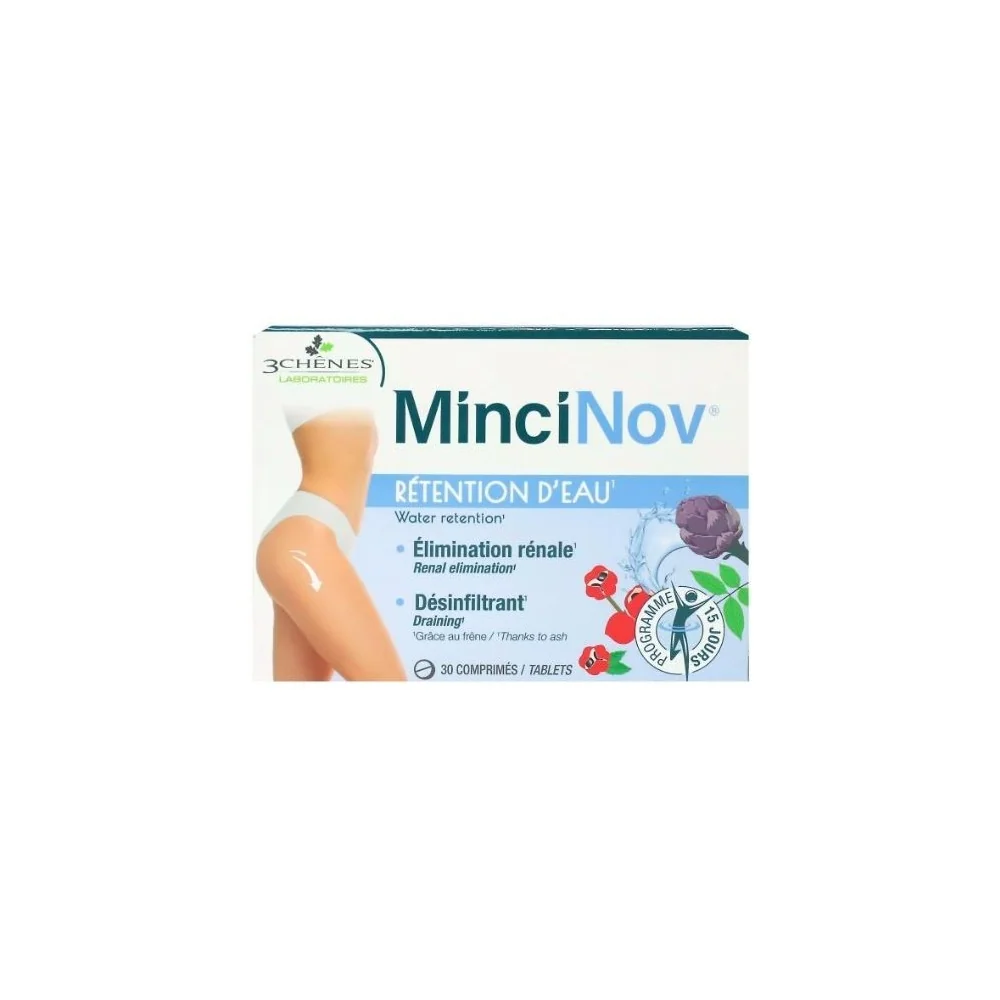 3 CHENES ANTI-EAU DESINFILTRANT ET AMINCISSANT 30 COMPRIMES pour Fe...