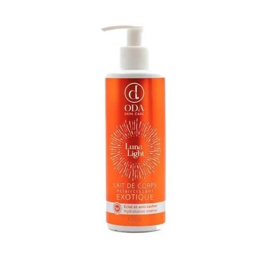 ODA LunaLight Lait de Corps Eclaircissant Exotique 250ml pour Femmes