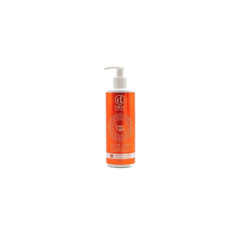 ODA LunaLight Lait de Corps Eclaircissant Exotique 250ml pour Femmes