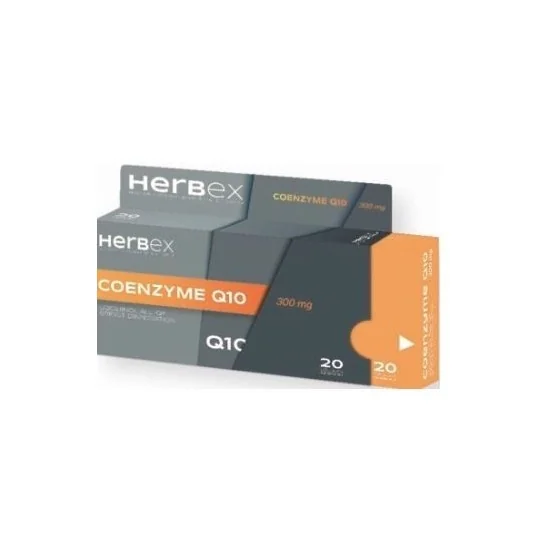 Herbex Coenzyme Q10 300mg 20 Gélules pour Femmes