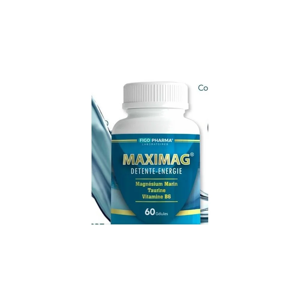 MAXIMAG DETENTE - ENERGIE  boite de 60gelules pour Compléments Alim...