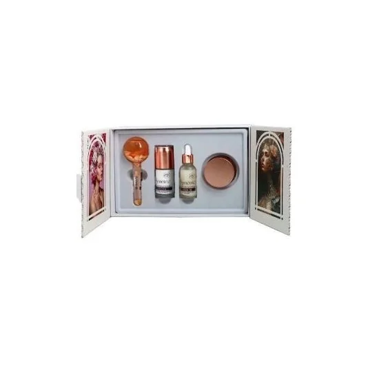 SYMMETRIC coffret acide hyaluronique avec ice glob pour Beauté